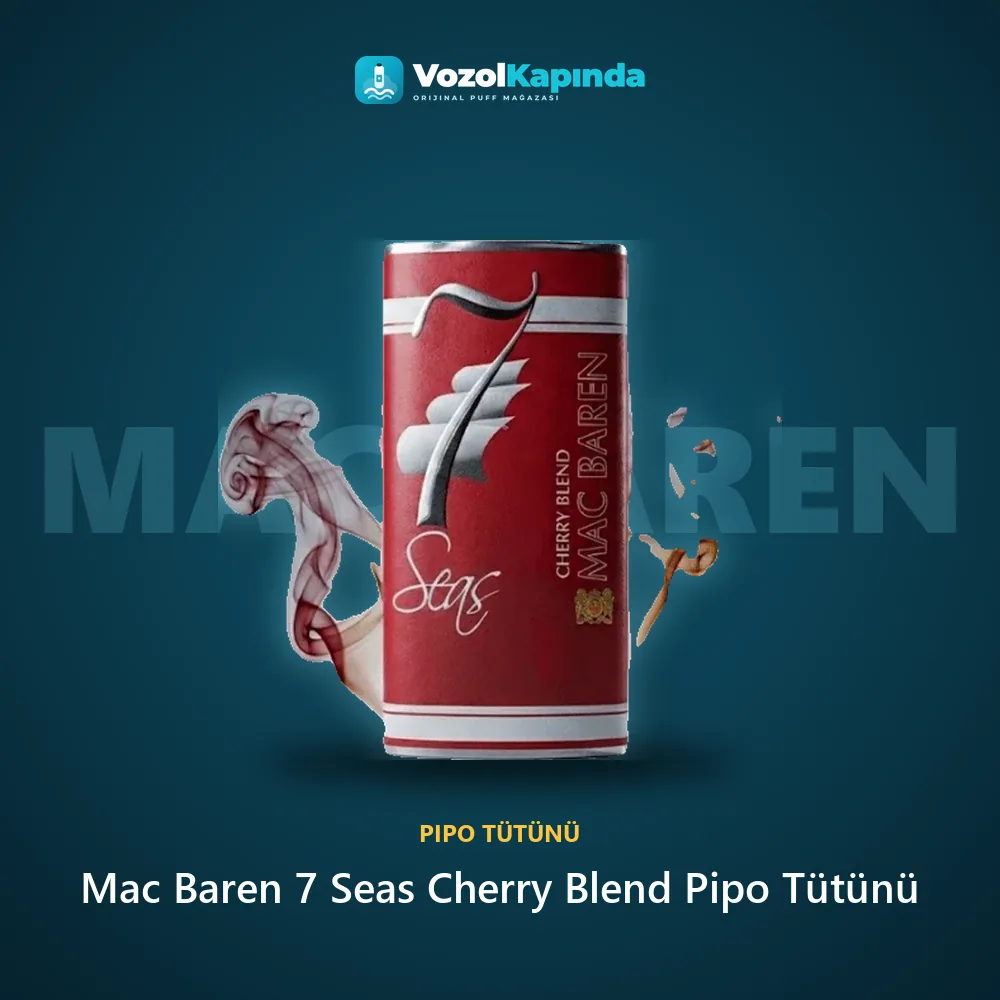 Mac Baren 7 Seas Cherry Blend Pipo Tütünü sipariş avantajları: kapıda ödeme ve gizli paket