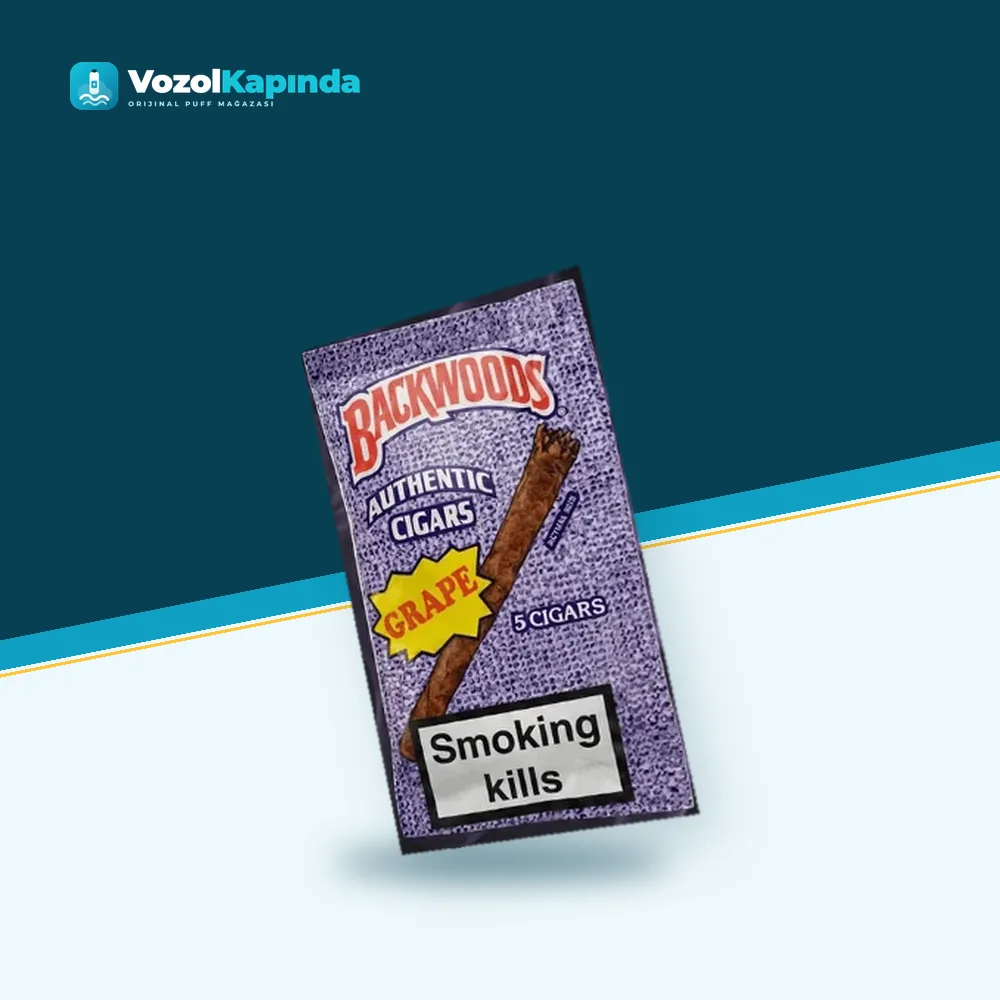 Backwoods Grape Islak Puro Üzüm aromalı Orijinal Ambalaj Backwoods Grape Islak Puro Üzüm aromalı ürün görseli, orijinal puro