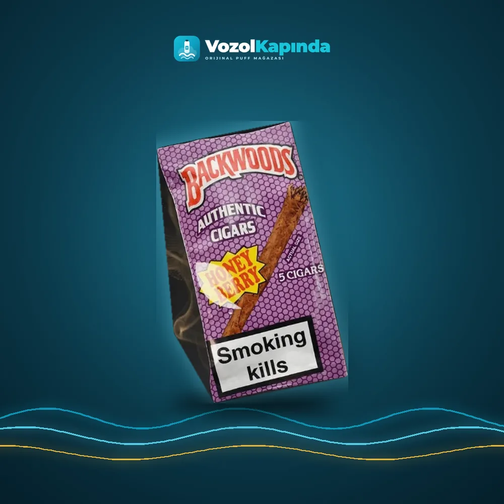 Backwoods HoneyBerry Islak Puro Bal ve Meyve aromalı Sipariş Backwoods HoneyBerry Islak Puro Bal ve Meyve aromalı, Vozol Kapında orijinal puro