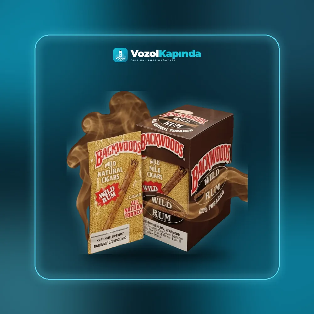 Backwoods Wild Rum Islak Puro Rom Aromalı Satın Al Backwoods Wild Rum Islak Puro Rom Aromalı fiyatı ve siparişi, Vozol Kapında