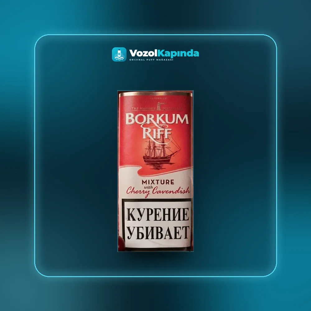 Borkum Riff Cherry Cavendish Pipo Tütünü Fiyatı Borkum Riff Cherry Cavendish Pipo Tütünü, Vozol Kapında orijinal pipo tütünü