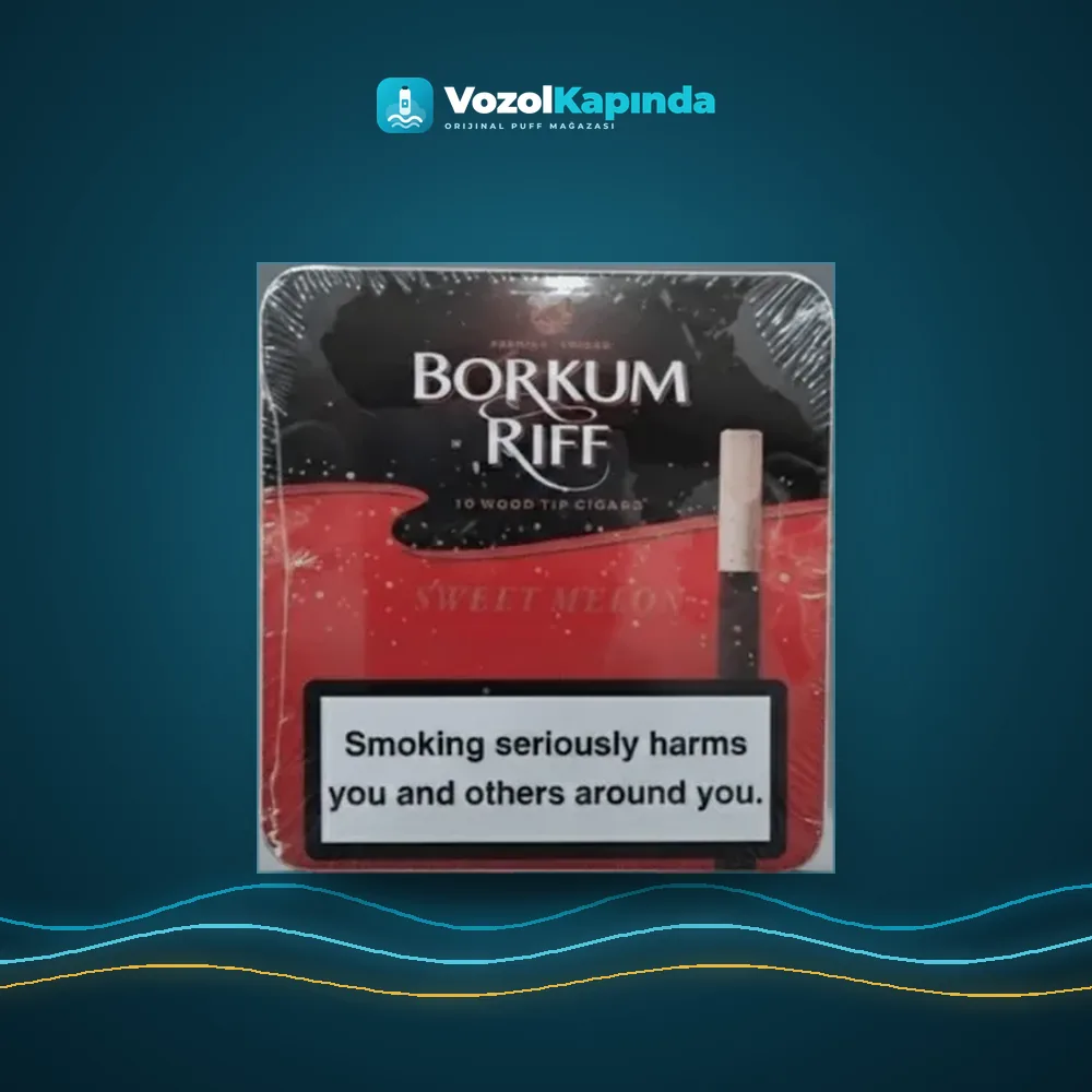 Borkum Riff Sweet Melon Sigarillo Kavun aromalı Fiyatı Borkum Riff Sweet Melon Sigarillo Kavun aromalı fiyatı ve siparişi, Vozol Kapında