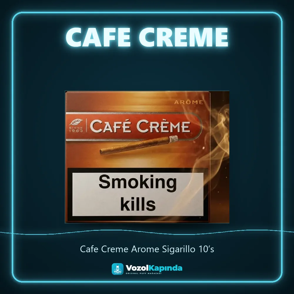 Cafe Creme Arome Sigarillo 10’s Sipariş Bilgileri Cafe Creme Arome Sigarillo 10’s özellikleri: orijinal ürün, kapıda ödeme, gizli paket
