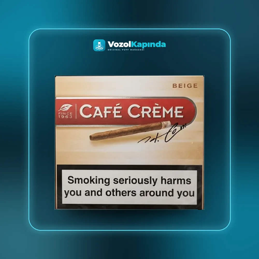 Cafe Creme Beige sigarillo 10’s Metal Kutu Satın Al Cafe Creme Beige sigarillo 10’s Metal Kutu satın al, Vozol Kapında