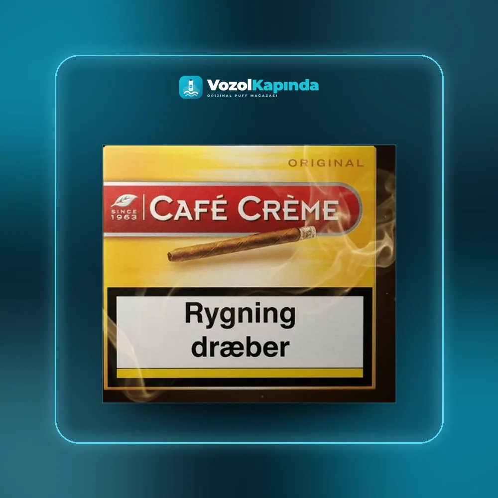 Cafe Creme Original sigarillo 10’s Sipariş Cafe Creme Original sigarillo 10’s fiyatı ve siparişi, Vozol Kapında
