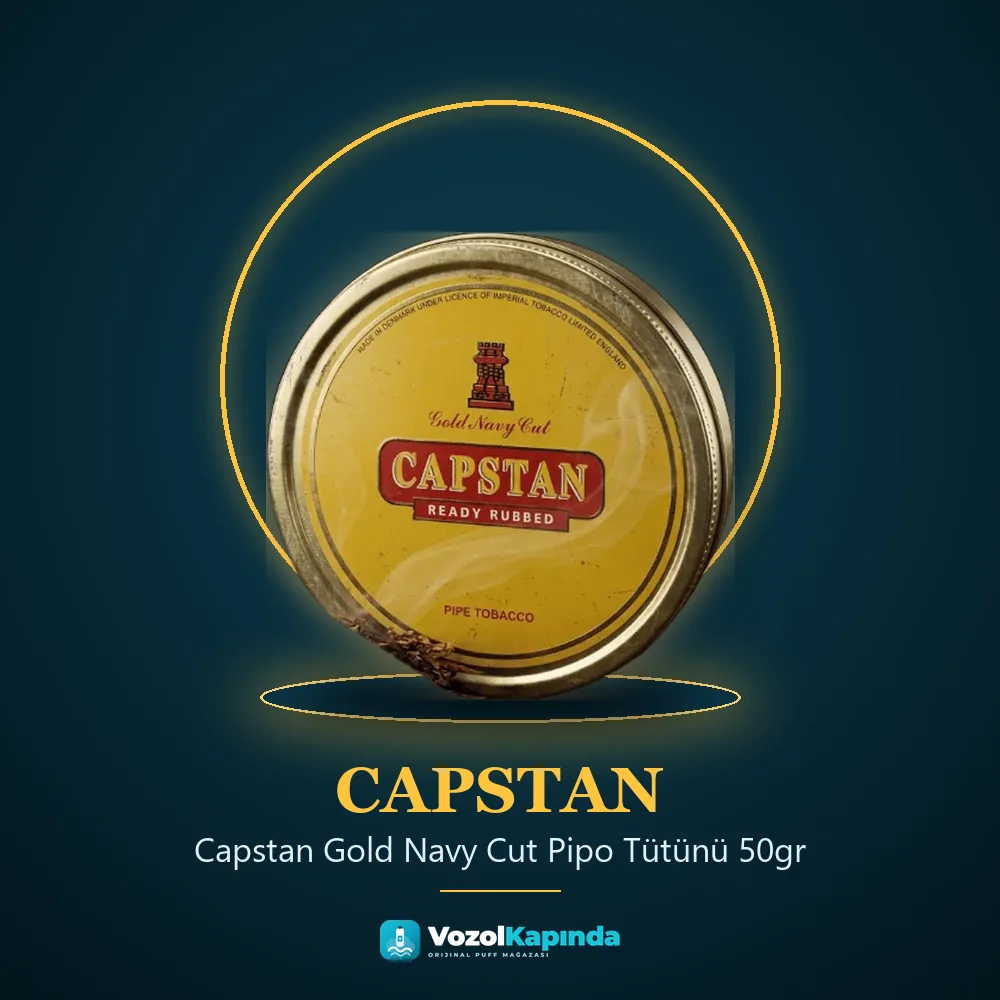 Capstan Gold Navy Cut Pipo Tütünü 50gr özellikleri: orijinal ürün, kapıda ödeme, gizli paket