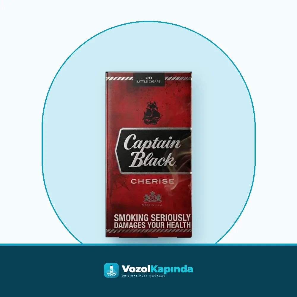 Captain Black Cherise İthal Sigara Vişne aromalı paket görünümü