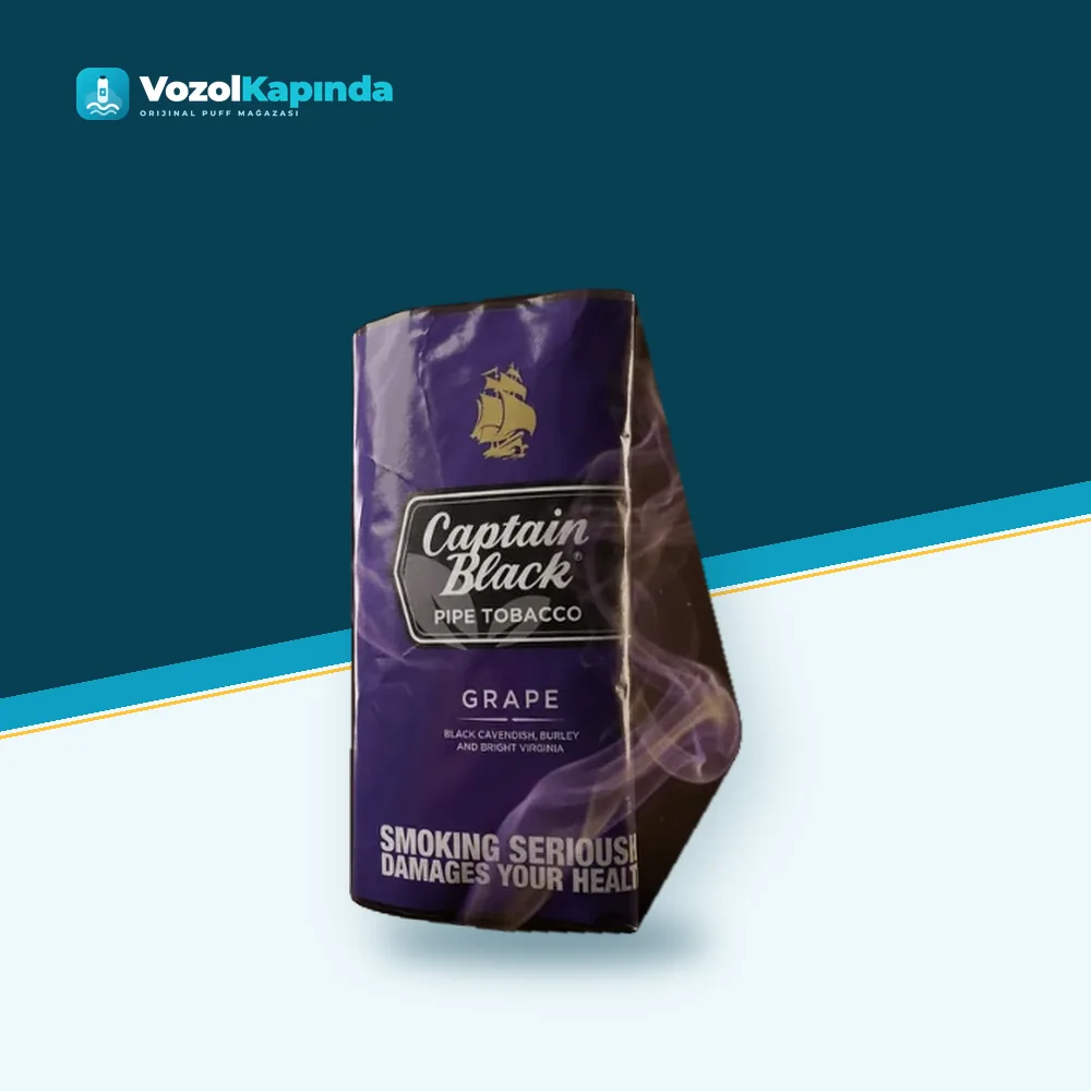 Captain Black Grape Pipo Tütünü Üzüm Aromalı ürün görseli, orijinal pipo tütünü