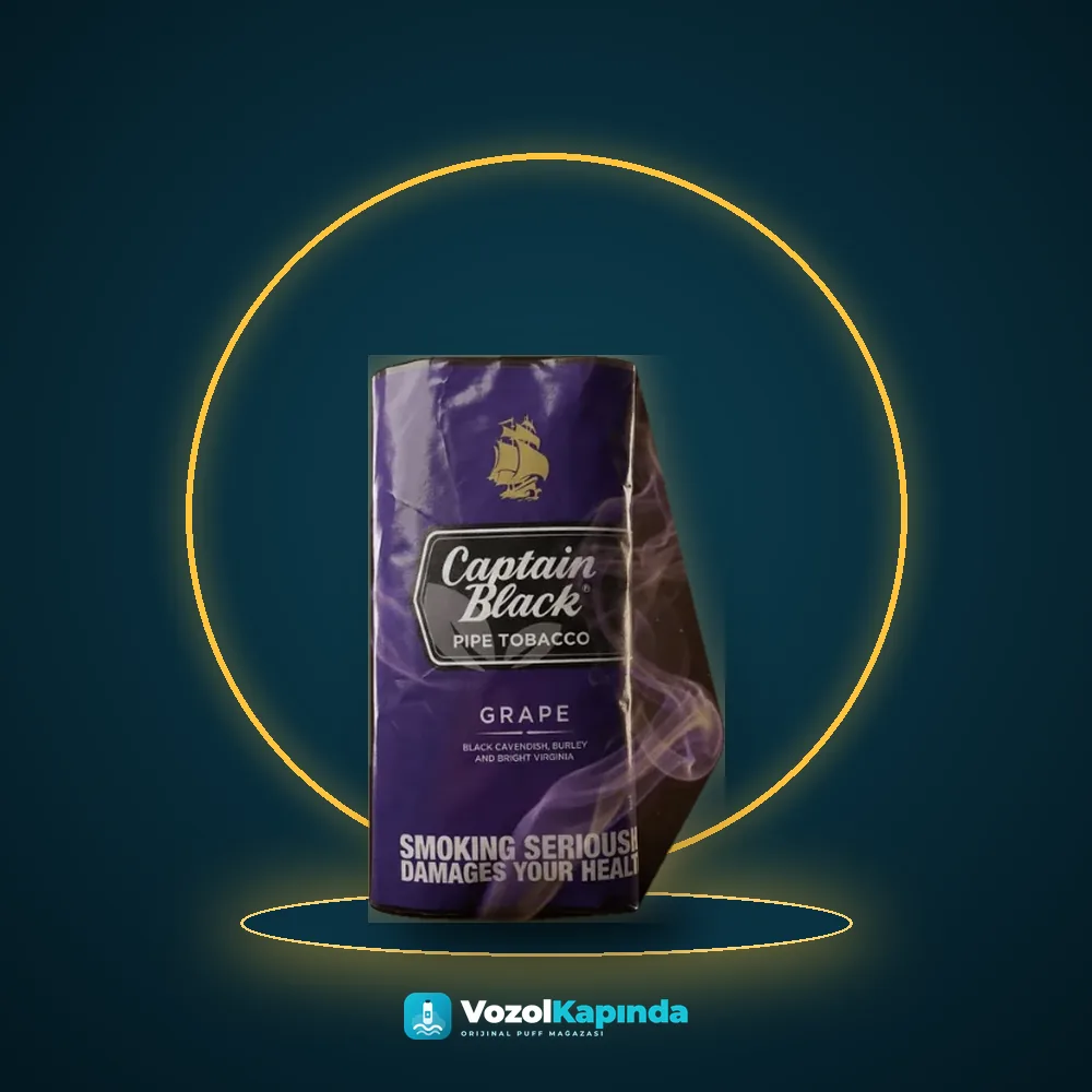 Captain Black Grape Pipo Tütünü Üzüm Aromalı, Vozol Kapında orijinal pipo tütünü