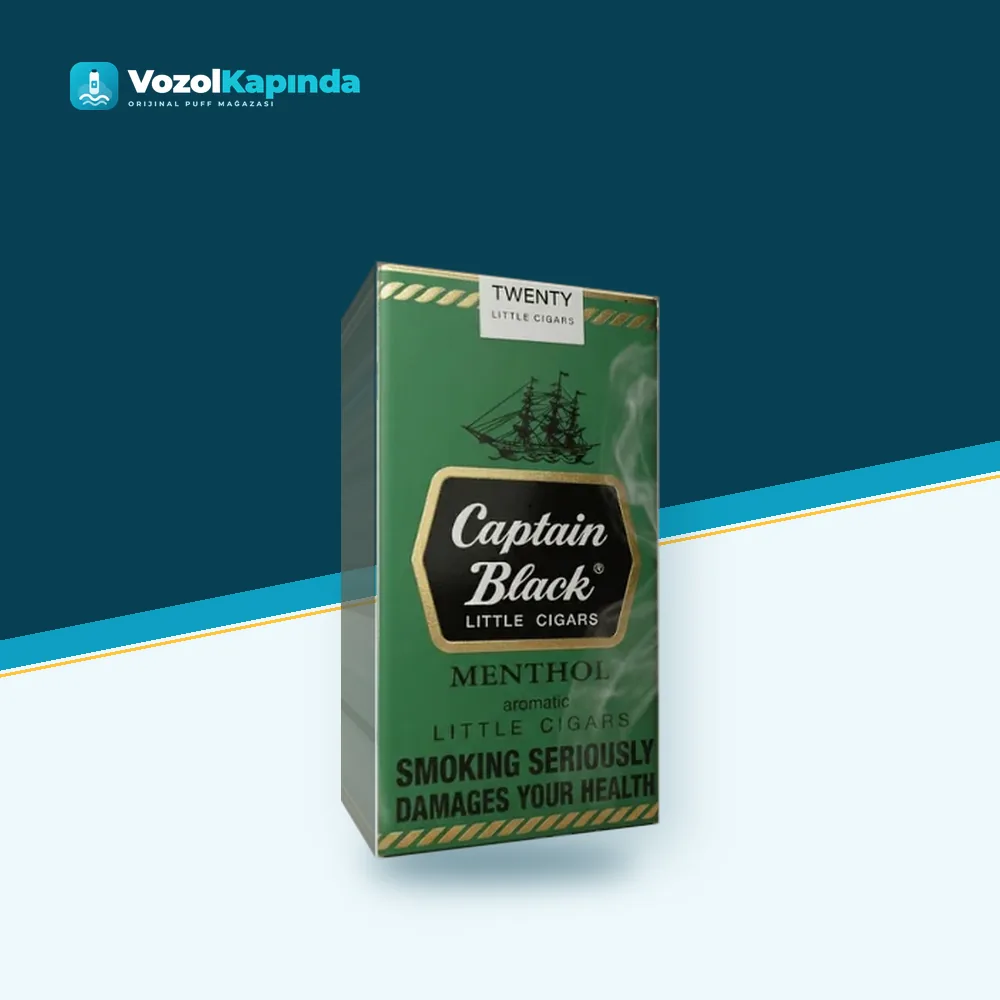 Captain Black Menthol ithal sigara Ürün Görseli Captain Black Menthol ithal sigara ürün görseli, orijinal sigara