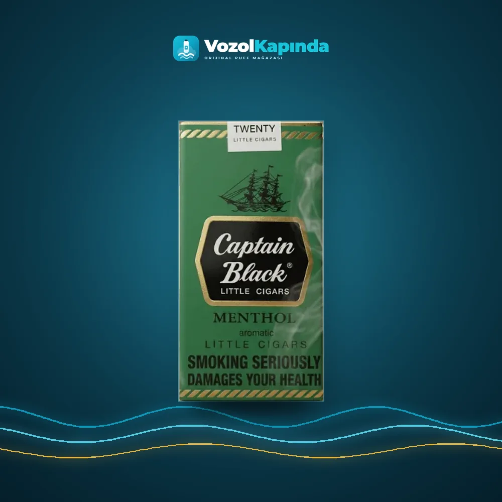 Captain Black Menthol ithal sigara Satın Al Captain Black Menthol ithal sigara, Vozol Kapında orijinal sigara