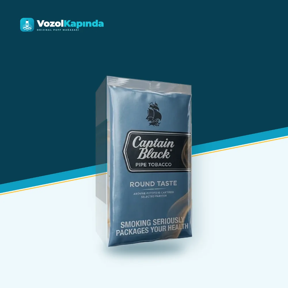 Captain Black Round Taste Pipo Tütünü ön yüz görseli, orijinal ambalaj