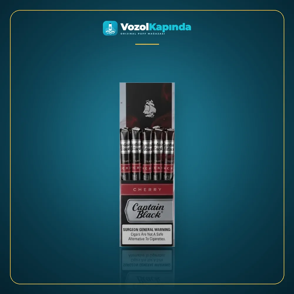 Captain Black Sweet Cherry Puro Kiraz Aromalı Orijinal Ambalaj Captain Black Sweet Cherry Puro Kiraz Aromalı paket görünümü