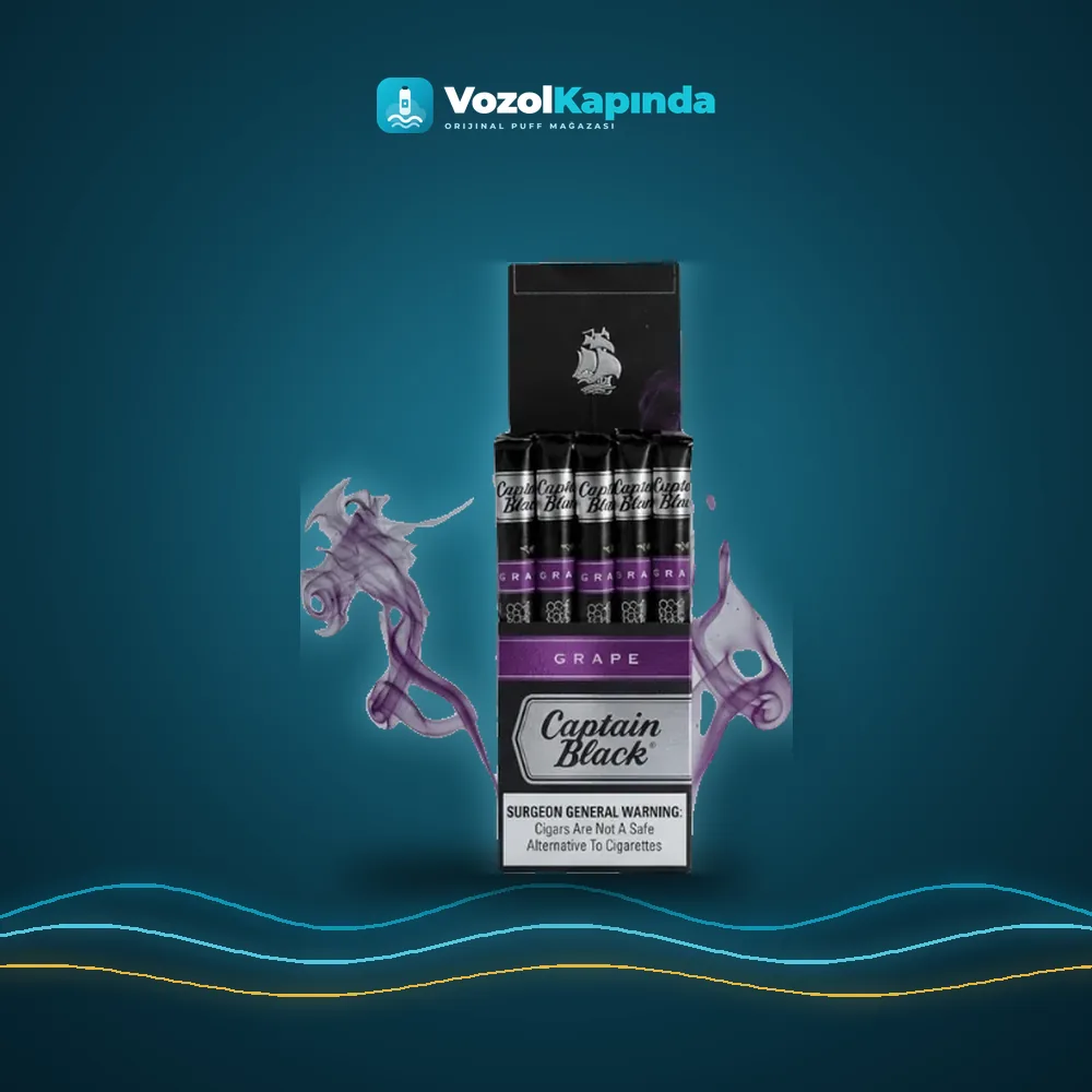 Captain Black Sweet Grape Puro Üzüm Aromalı Satın Al Captain Black Sweet Grape Puro Üzüm Aromalı fiyatı ve siparişi, Vozol Kapında