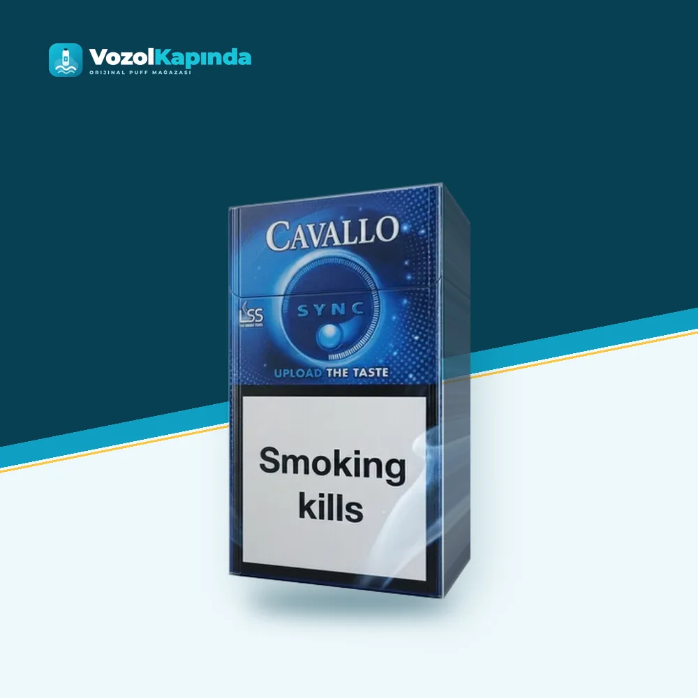 Cavallo Click Mentol Sigara paket görünümü