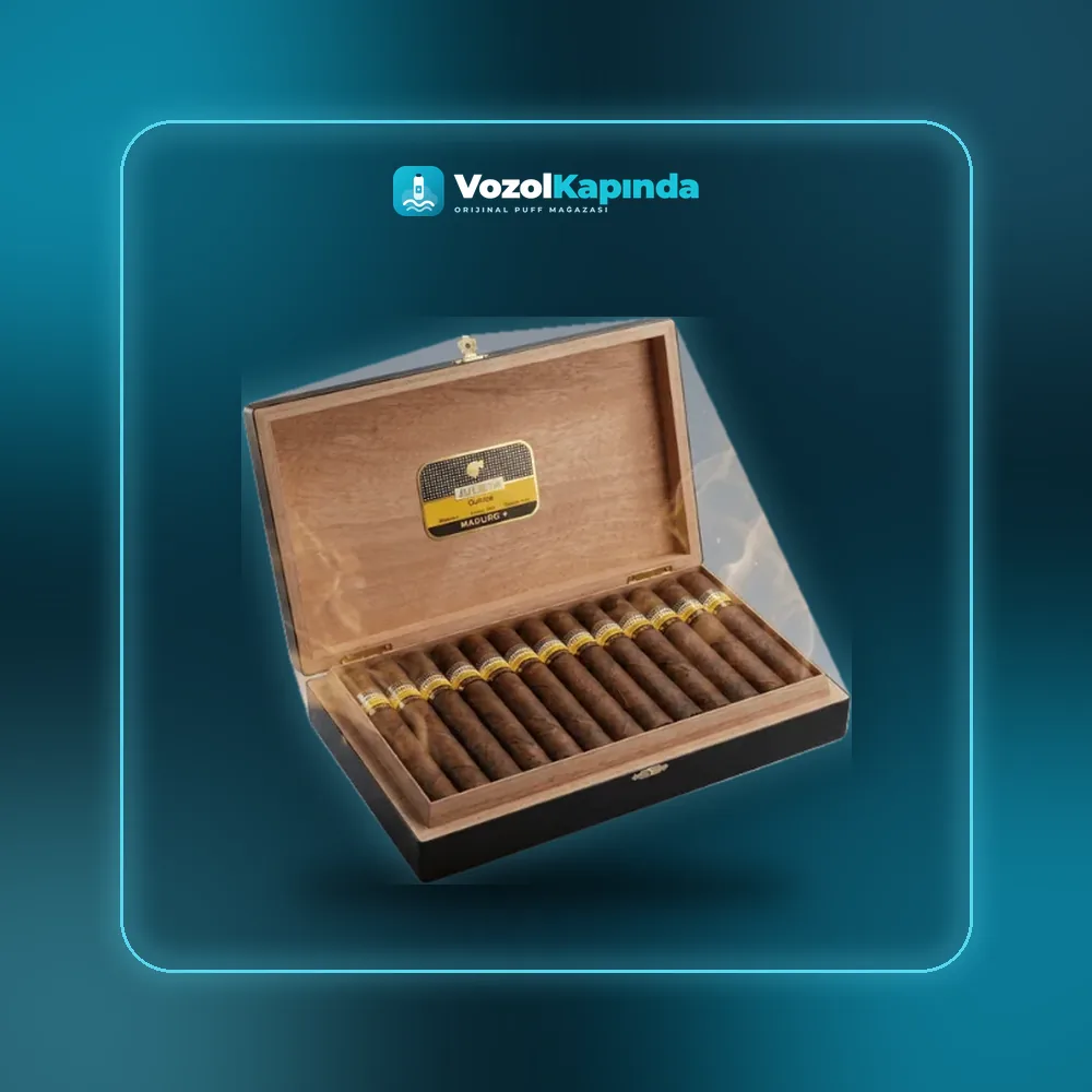 Cohiba Maduro 5 Genios Puro 25’li Ahşap Kutu DOMİNİC satın al, Vozol Kapında