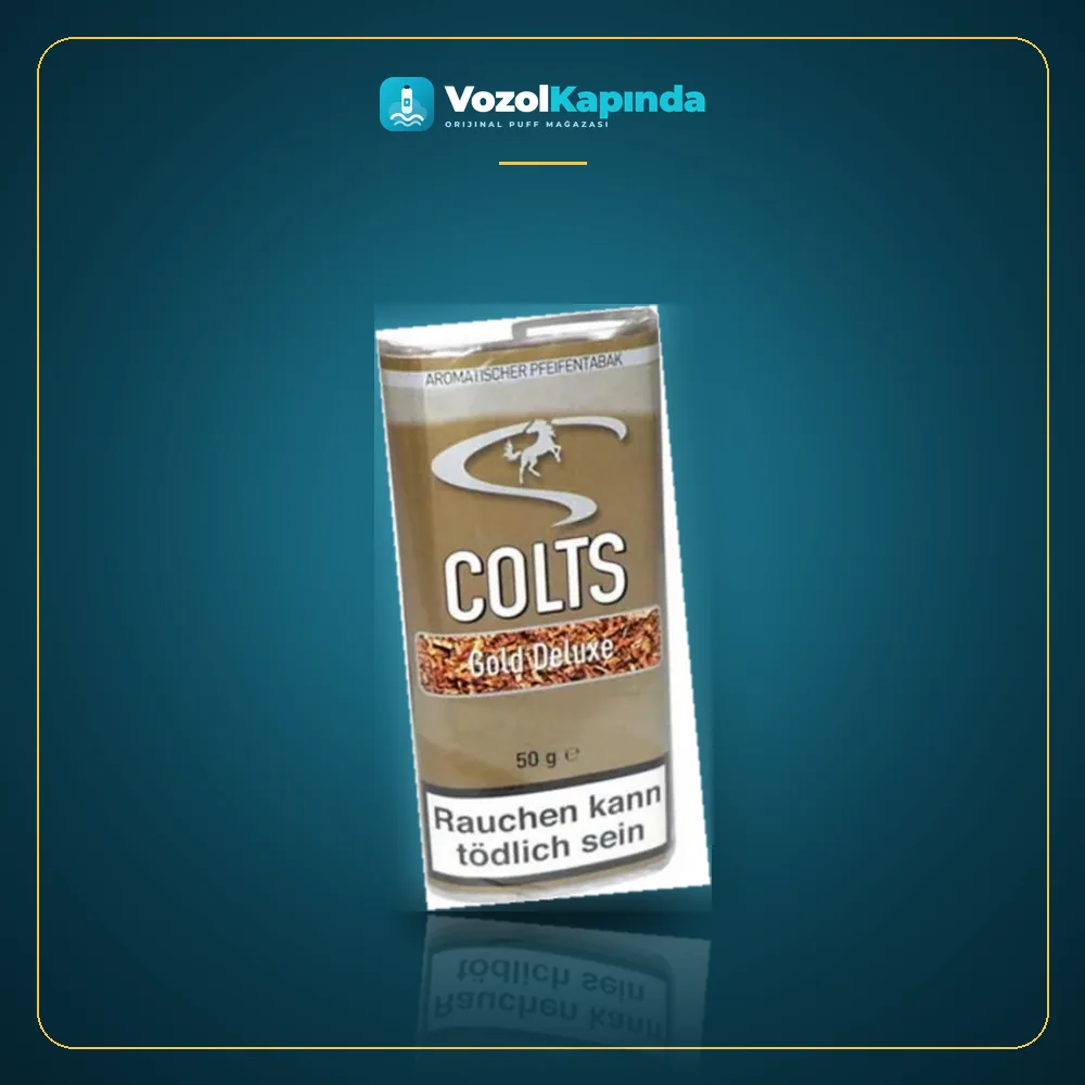 Colts Gold Deluxe Pipo Tütünü Orijinal Ambalaj Colts Gold Deluxe Pipo Tütünü ürün görseli, orijinal pipo tütünü