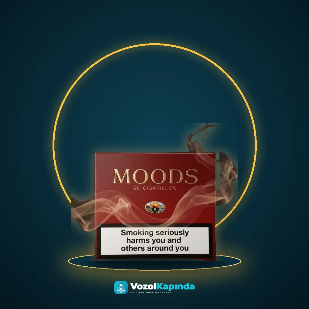 Dannemann Moods Filtresiz sigarillo 20’s, Vozol Kapında orijinal sigarillo
