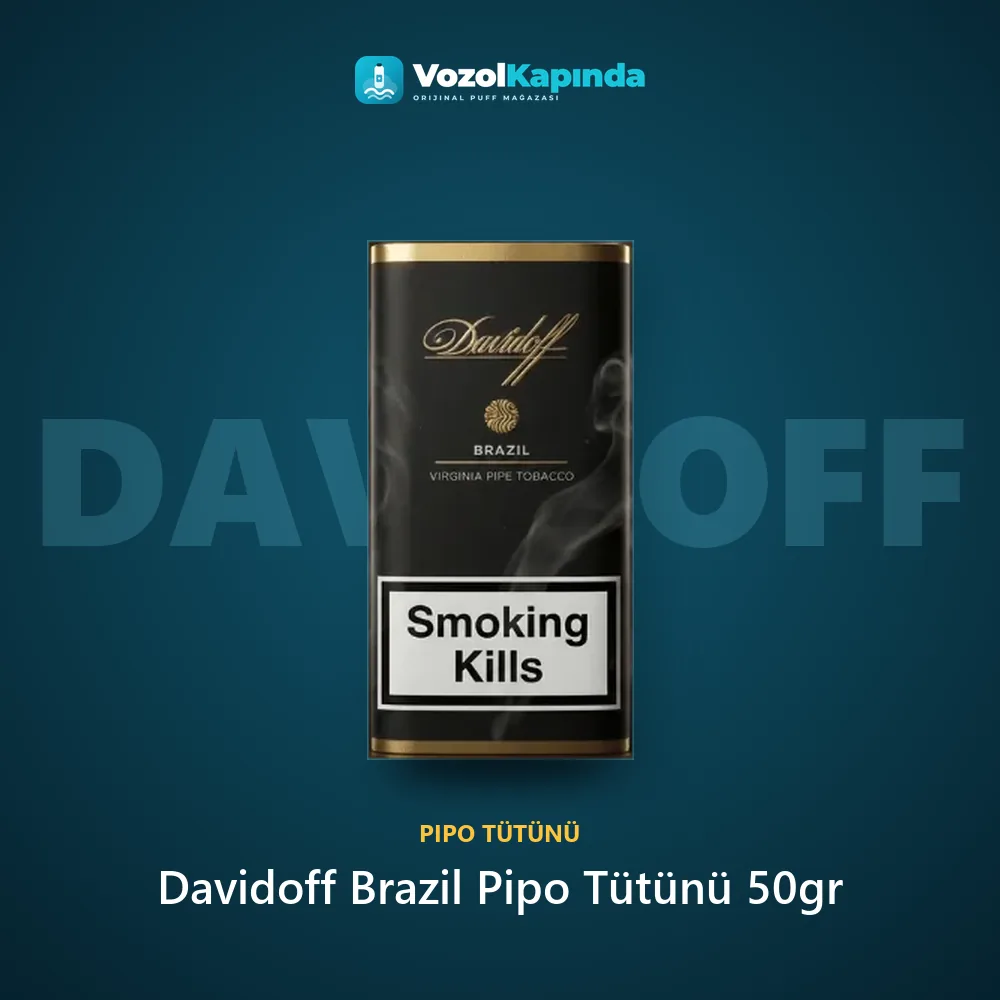 Davidoff Brazil Pipo Tütünü 50gr sipariş avantajları: kapıda ödeme ve gizli paket