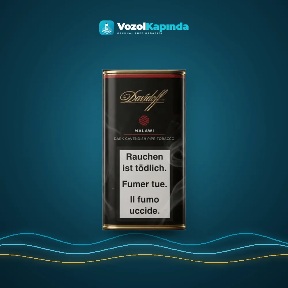 Davidoff Malawi Dark Cavendish Pipo Tütünü 50gr Satın Al Davidoff Malawi Dark Cavendish Pipo Tütünü 50gr, Vozol Kapında orijinal pipo tütünü