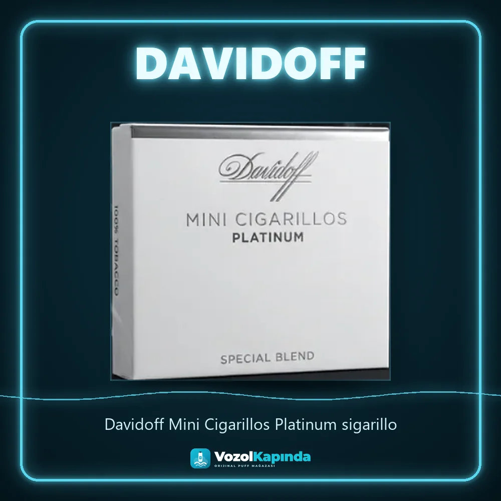 Davidoff Mini Cigarillos Platinum sigarillo Bilgi Kartı Davidoff Mini Cigarillos Platinum sigarillo bilgi kartı, orijinal sigarillo