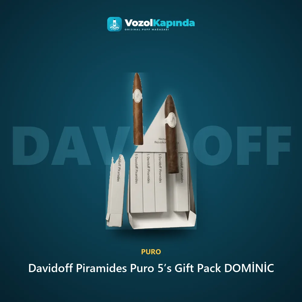 Davidoff Piramides Puro 5’s Gift Pack DOMİNİC Sipariş Bilgileri Davidoff Piramides Puro 5’s Gift Pack DOMİNİC sipariş avantajları: kapıda ödeme ve gizli paket