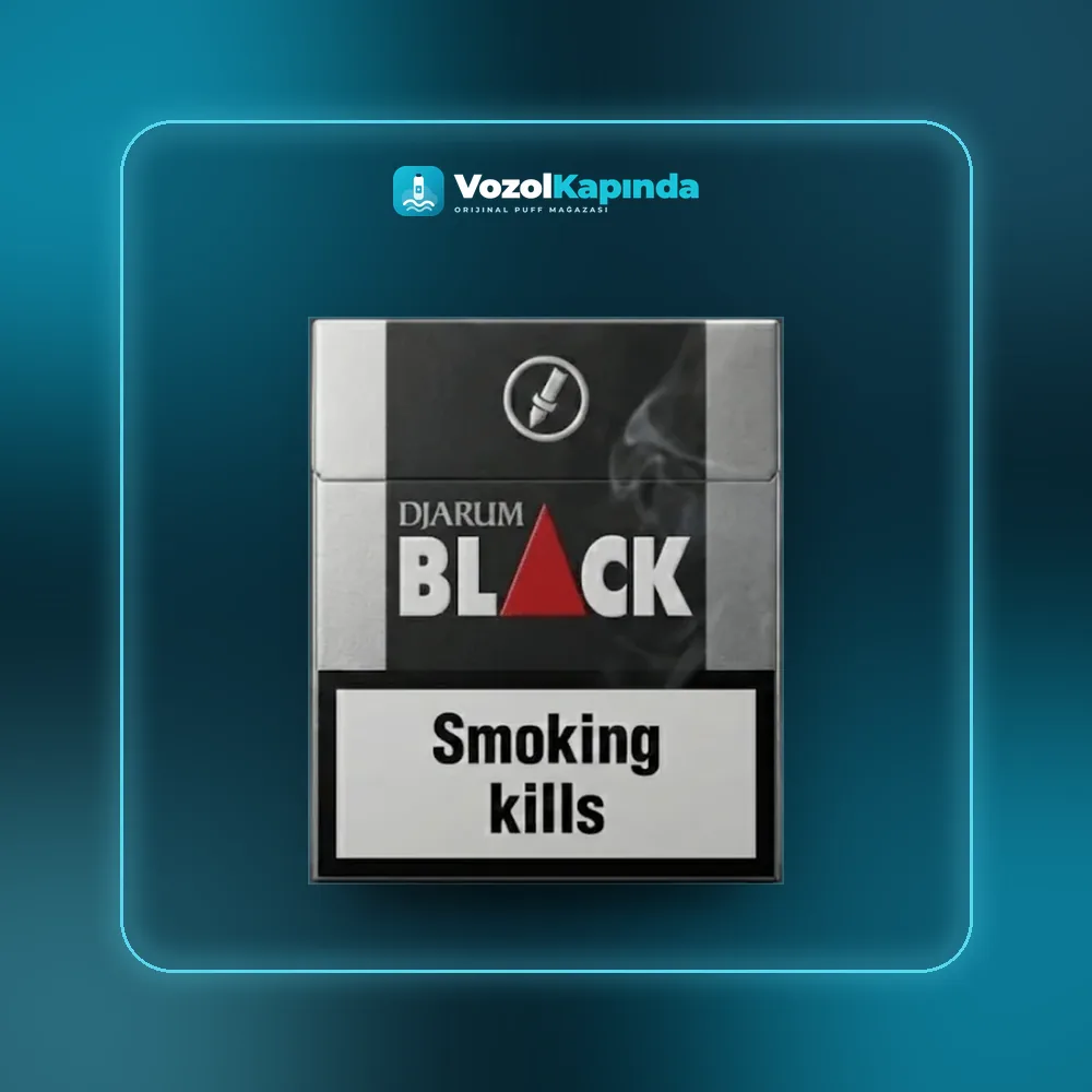 Djarum Black Supersmooth ithal sigara, Vozol Kapında orijinal sigara