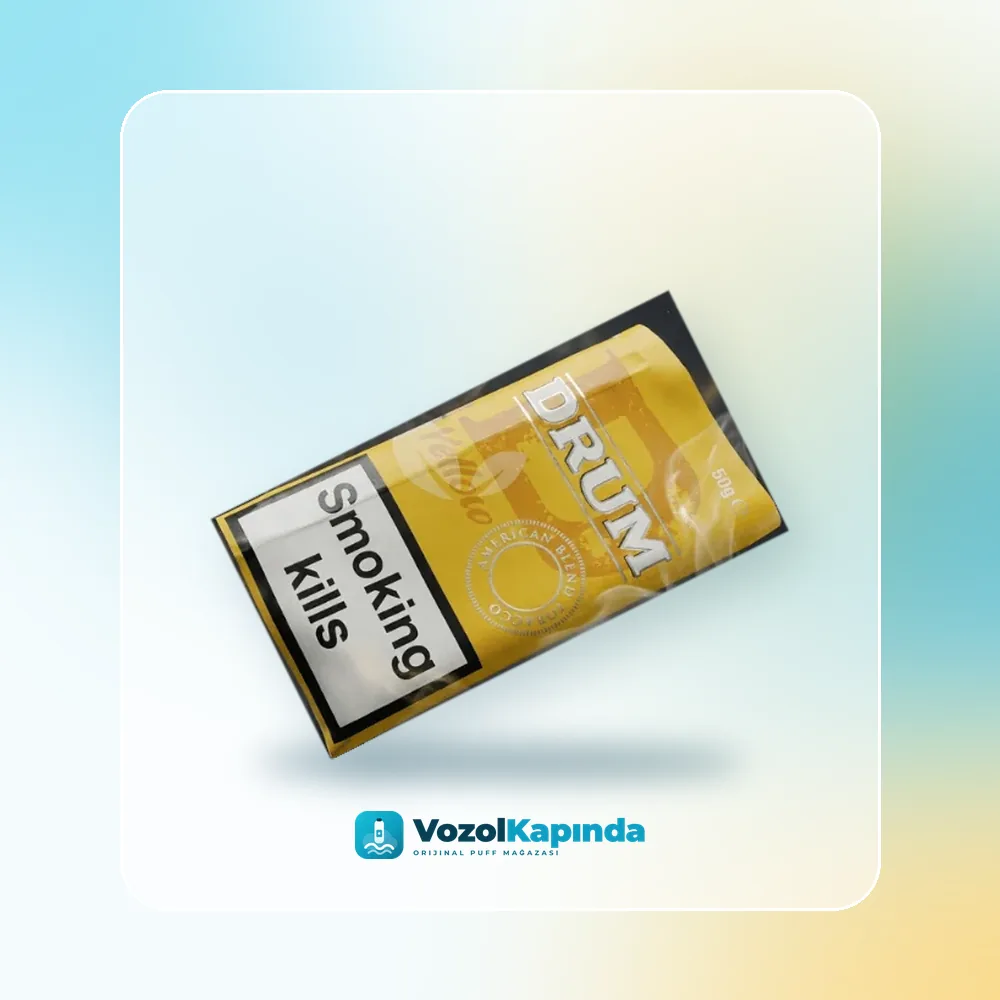 Drum Sarı İthal Tütün 50gr Sipariş Drum Sarı İthal Tütün 50gr fiyatı ve siparişi, Vozol Kapında