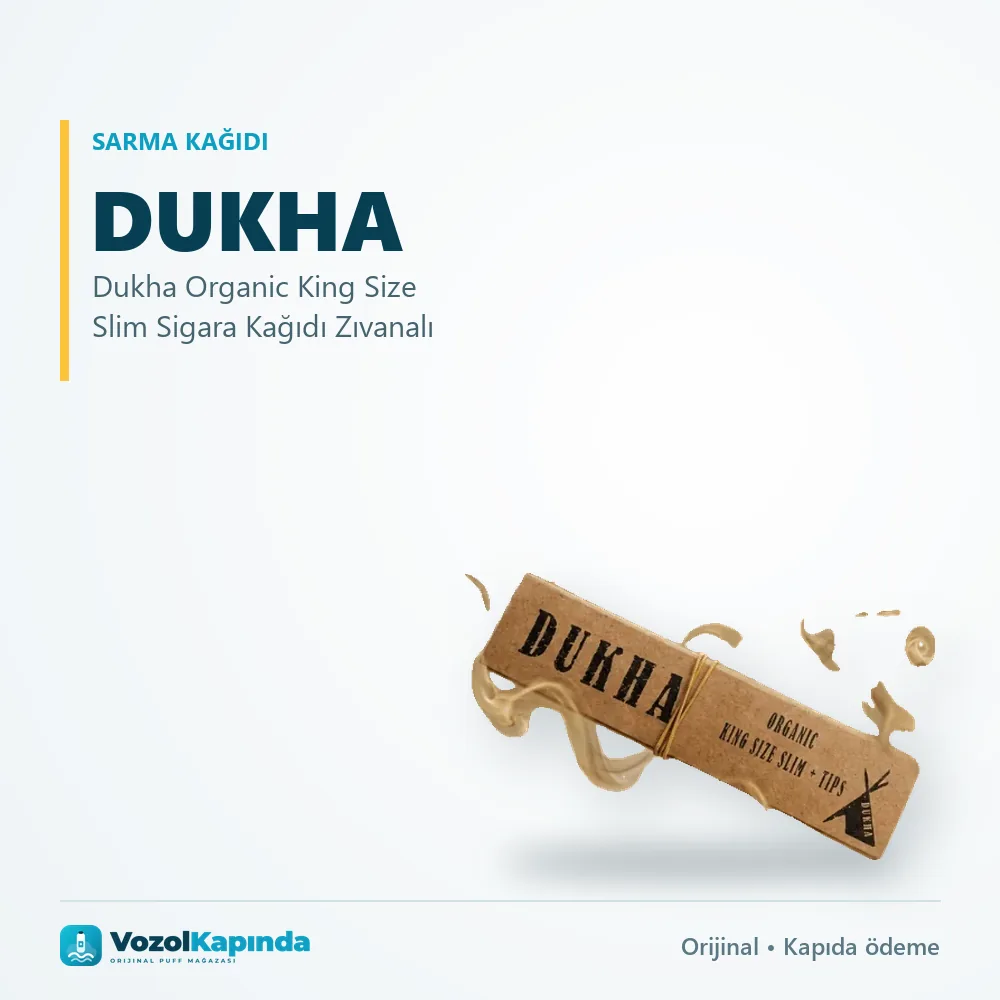 Dukha Organic King Size Slim Sigara Kağıdı Zıvanalı Sipariş Bilgileri Dukha Organic King Size Slim Sigara Kağıdı Zıvanalı sipariş avantajları: kapıda ödeme ve gizli paket