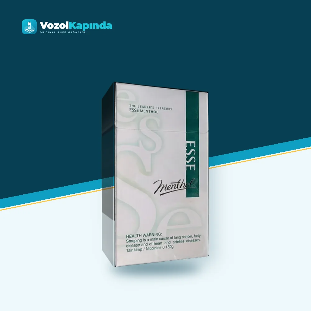 Esse Süperslim Menthol ithal sigara Orijinal Ambalaj Esse Süperslim Menthol ithal sigara ürün görseli, orijinal sigara