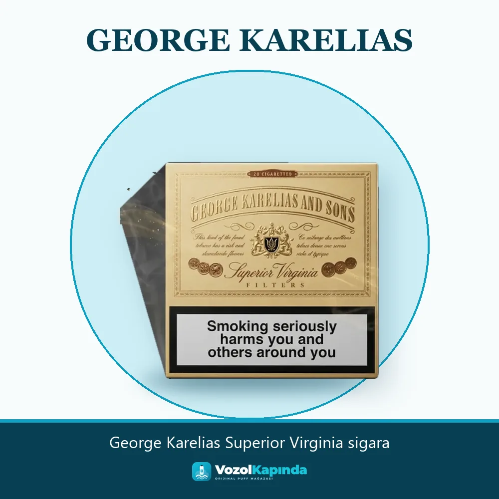 George Karelias Superior Virginia sigara sipariş avantajları: kapıda ödeme ve gizli paket