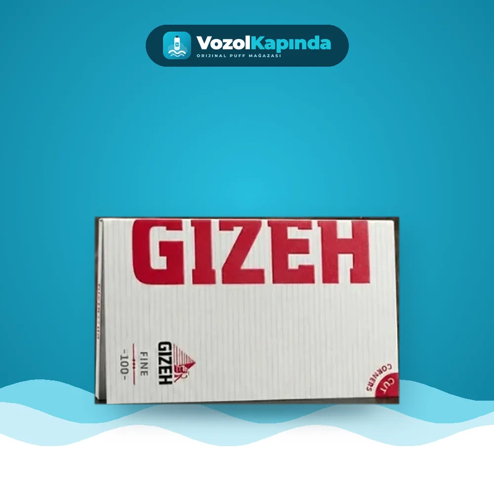 Gizeh Fine Double sarma kağıdı Kırmızı 20’li Box Fiyatı Gizeh Fine Double sarma kağıdı Kırmızı 20’li Box, Vozol Kapında orijinal sarma kağıdı