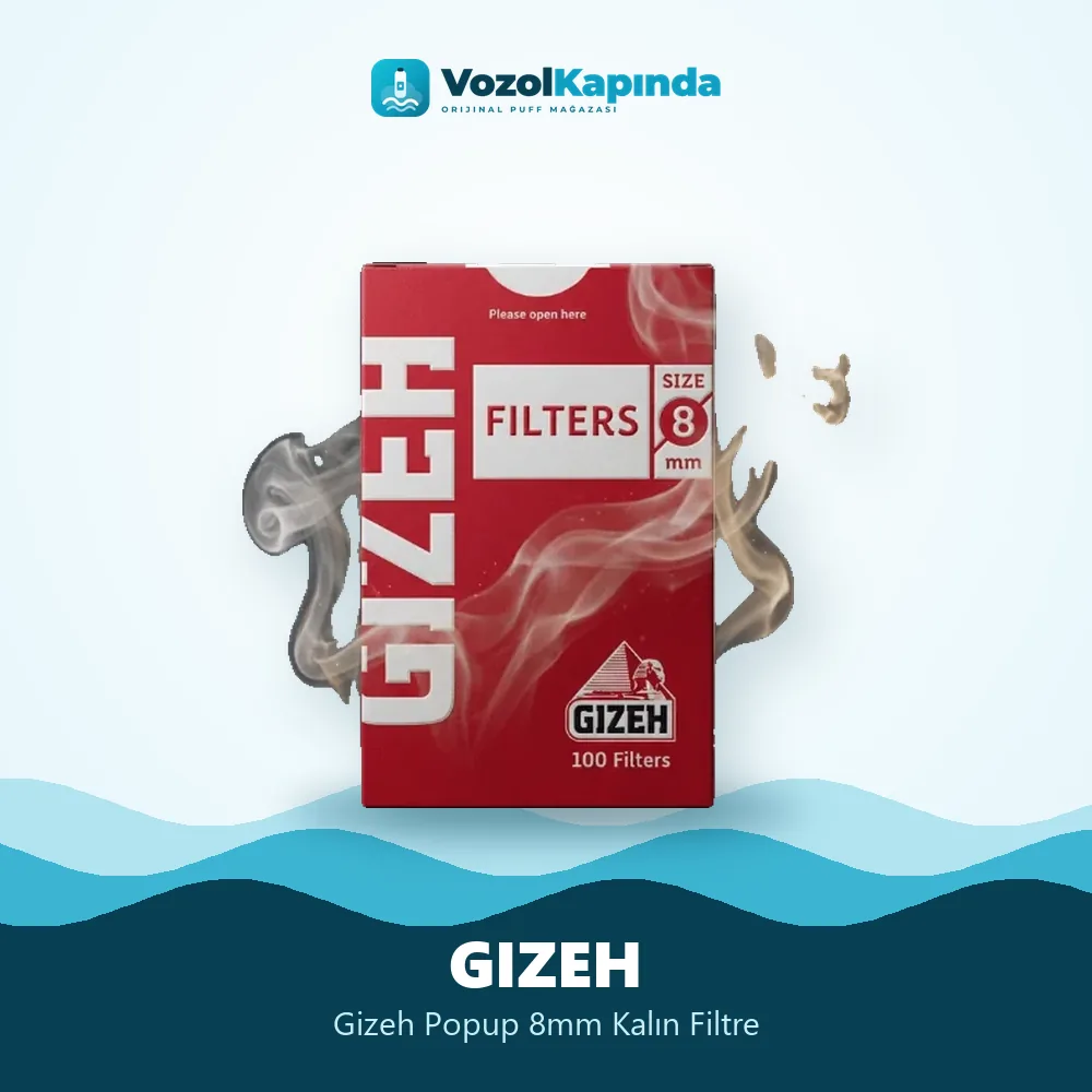 Gizeh Popup 8mm Kalın Filtre Bilgi Kartı Gizeh Popup 8mm Kalın Filtre özellikleri: orijinal ürün, kapıda ödeme, gizli paket