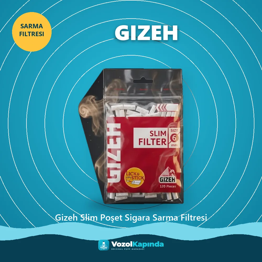 Gizeh Slim Poşet Sigara Sarma Filtresi Sipariş Bilgileri Gizeh Slim Poşet Sigara Sarma Filtresi sipariş avantajları: kapıda ödeme ve gizli paket