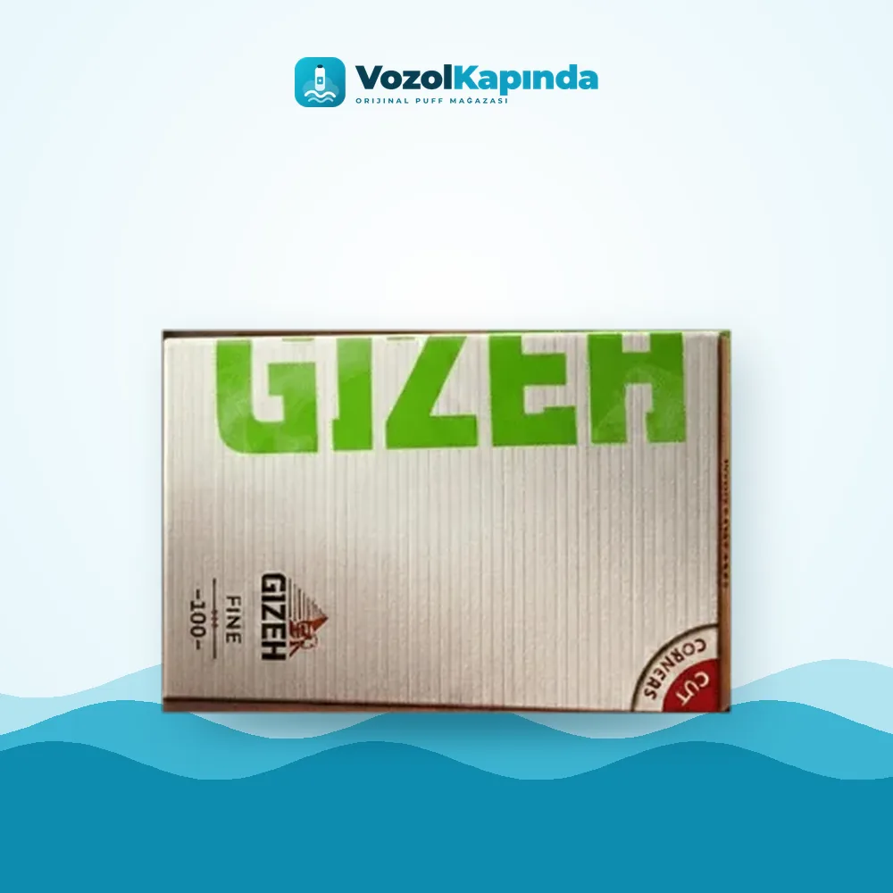 Gizeh Super Fine Double sarma kağıdı Yeşil 20’li Box Orijinal Ambalaj Gizeh Super Fine Double sarma kağıdı Yeşil 20’li Box ürün görseli, orijinal sarma kağıdı