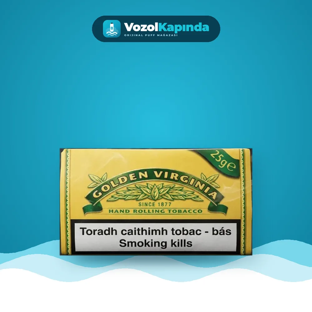 Golden Virginia Sarı ithal tütün 25gr satın al, Vozol Kapında