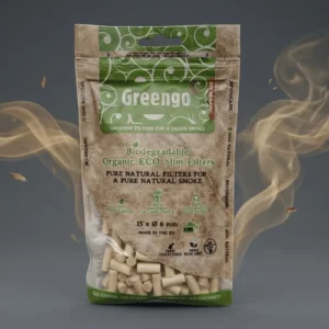 Greengo Slim Organik Poşet Sigara Sarma Filtresi – 6mm
