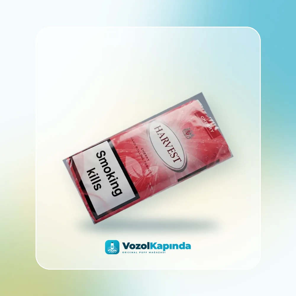 Harvest Cherry sarma tütünü Vişne aromalı 30gr Satın Al Harvest Cherry sarma tütünü Vişne aromalı 30gr, Vozol Kapında orijinal sarma tütünü
