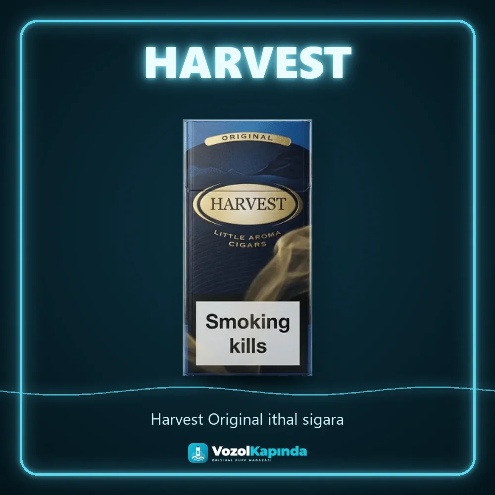 Harvest Original ithal sigara özellikleri: orijinal ürün, kapıda ödeme, gizli paket