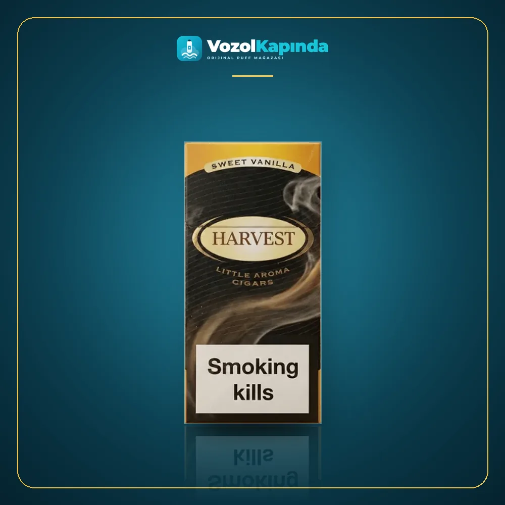Harvest Sweet Vanilla ithal sigara Vanilya Aromalı paket görünümü