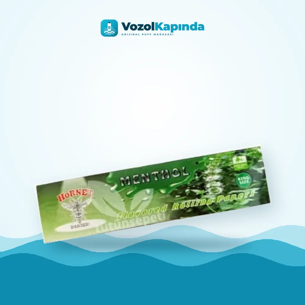 Hornet Menthol Sarma Kağıdı King Size paket görünümü