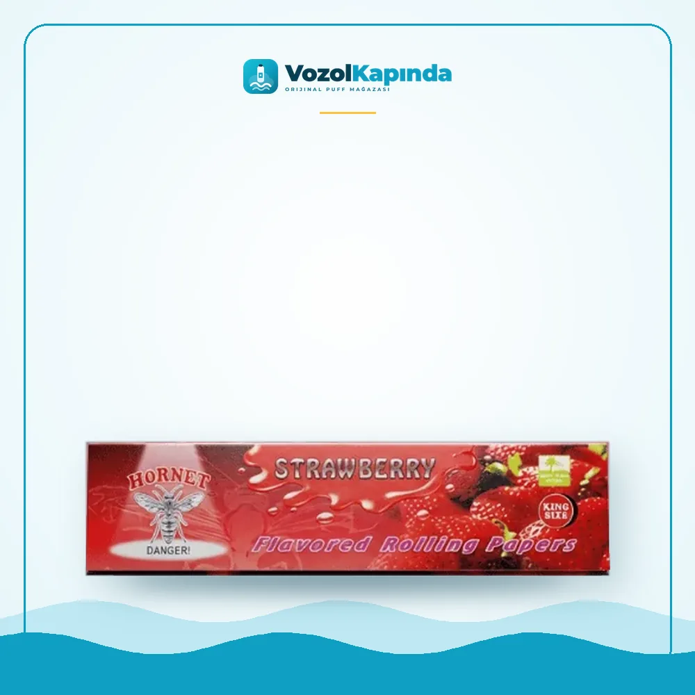 Hornet Strawberry Çilek aromalı sarma kağıdı King Size Fiyatı Hornet Strawberry Çilek aromalı sarma kağıdı King Size satın al, Vozol Kapında