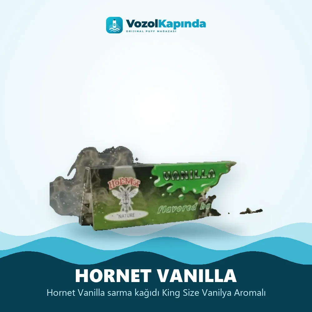 Hornet Vanilla sarma kağıdı King Size Vanilya Aromalı özellikleri: orijinal ürün, kapıda ödeme, gizli paket