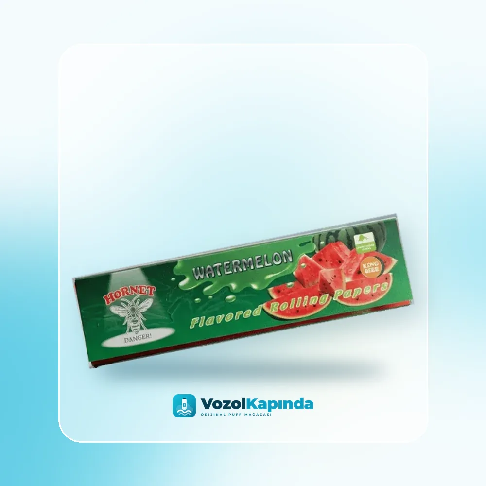 Hornet Watermelon Karpuz Aromalı sarma kağıdı King Size Fiyatı Hornet Watermelon Karpuz Aromalı sarma kağıdı King Size fiyatı ve siparişi, Vozol Kapında