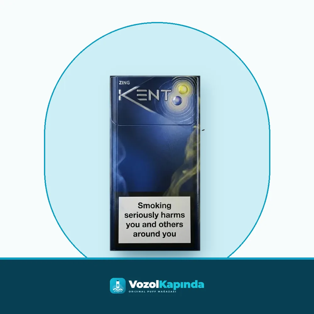 Kent Zing Fresh ithal sigara Limon ve Böğürtlen aromalı ön yüz görseli, orijinal ambalaj