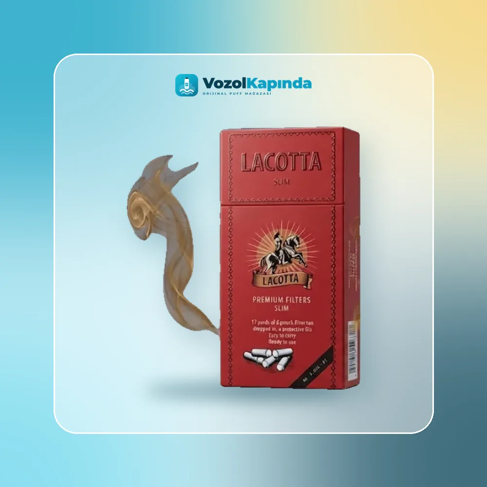 Lacotta Slim Kutu Sigara Sarma Filtresi Ürün Görseli Lacotta Slim Kutu Sigara Sarma Filtresi ürün görseli, orijinal sarma filtresi