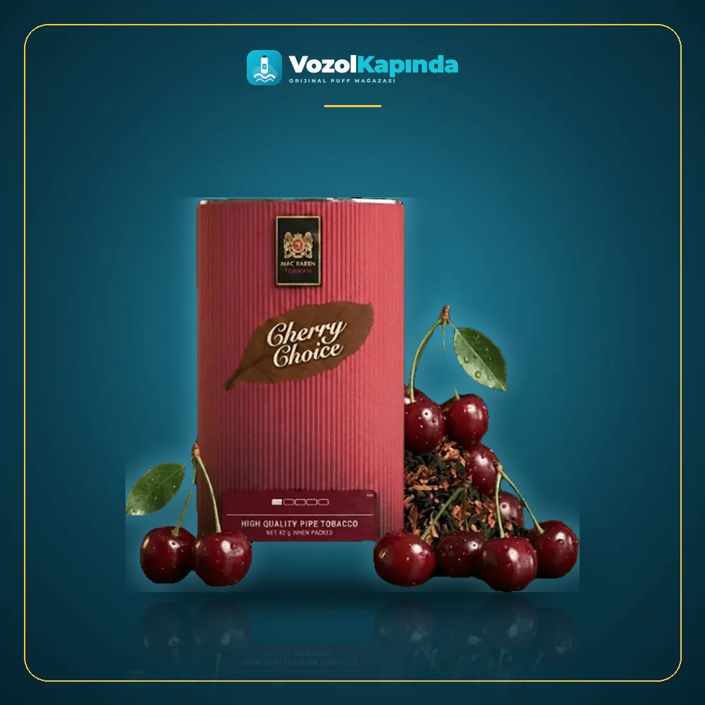 Mac Baren Cherry Choice Pipo Tütünü Ürün Görseli Mac Baren Cherry Choice Pipo Tütünü ürün görseli, orijinal pipo tütünü