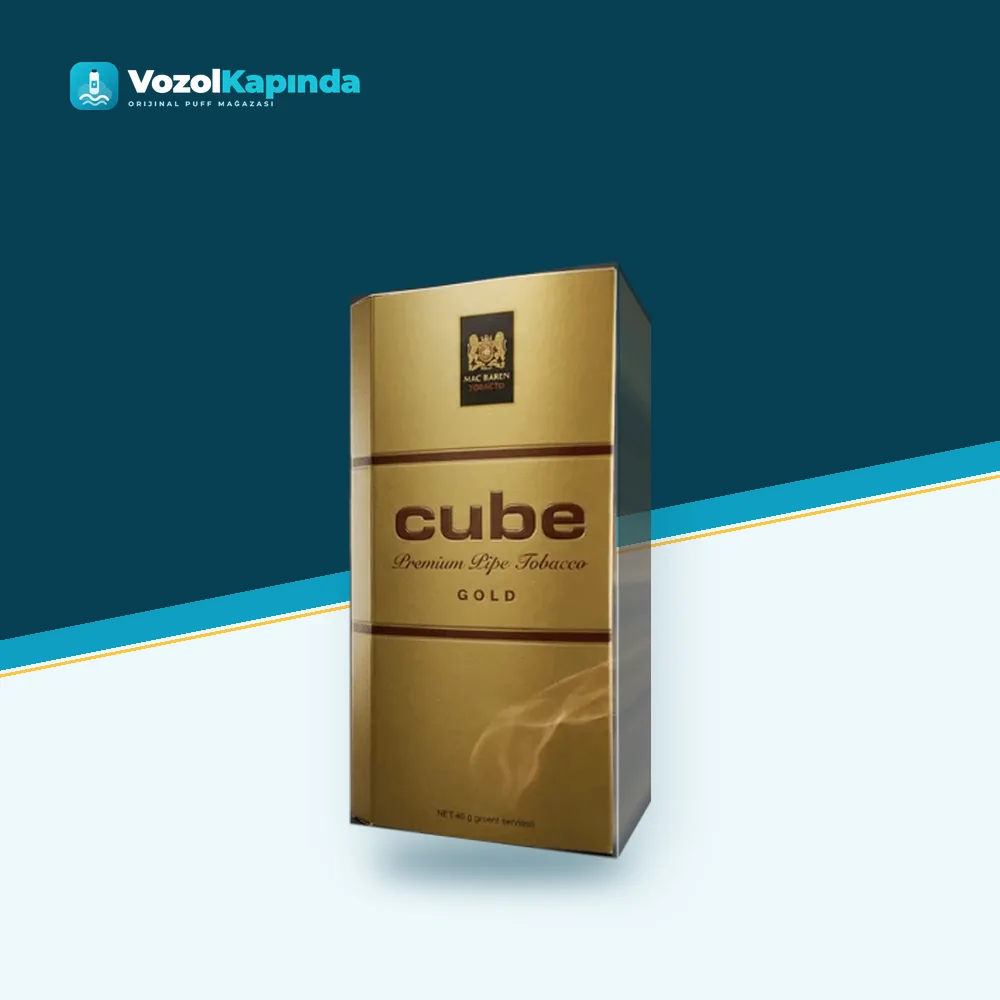 Mac Baren Cube Gold Premium Pipo Tütünü Orijinal Ambalaj Mac Baren Cube Gold Premium Pipo Tütünü ürün görseli, orijinal pipo tütünü