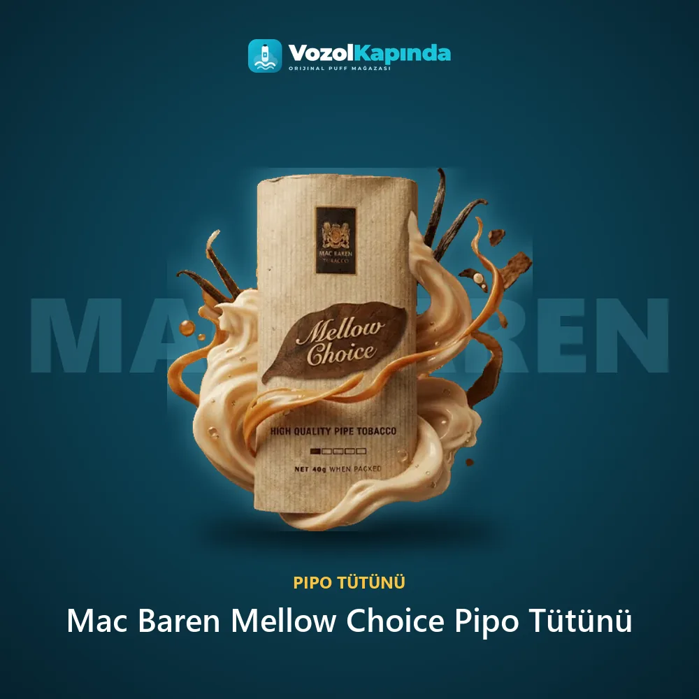 Mac Baren Mellow Choice Pipo Tütünü bilgi kartı, orijinal pipo tütünü