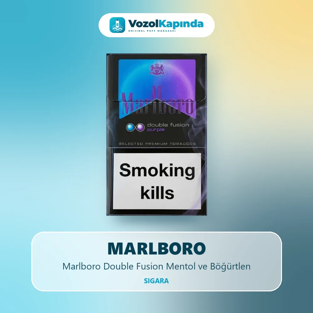 Marlboro Double Fusion Mentol ve Böğürtlen Bilgi Kartı Marlboro Double Fusion Mentol ve Böğürtlen özellikleri: orijinal ürün, kapıda ödeme, gizli paket